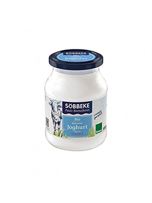 Söbbeke Bio Natúr joghurt 1,5% 500 gr