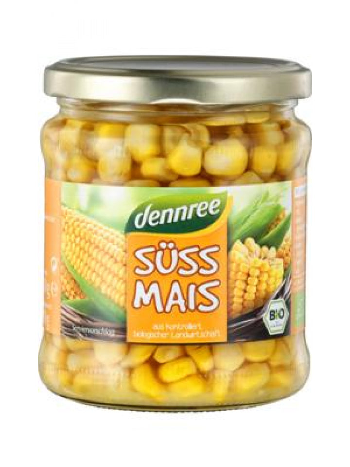 Dennree Bio Csemegekukorica üveges 330 gr