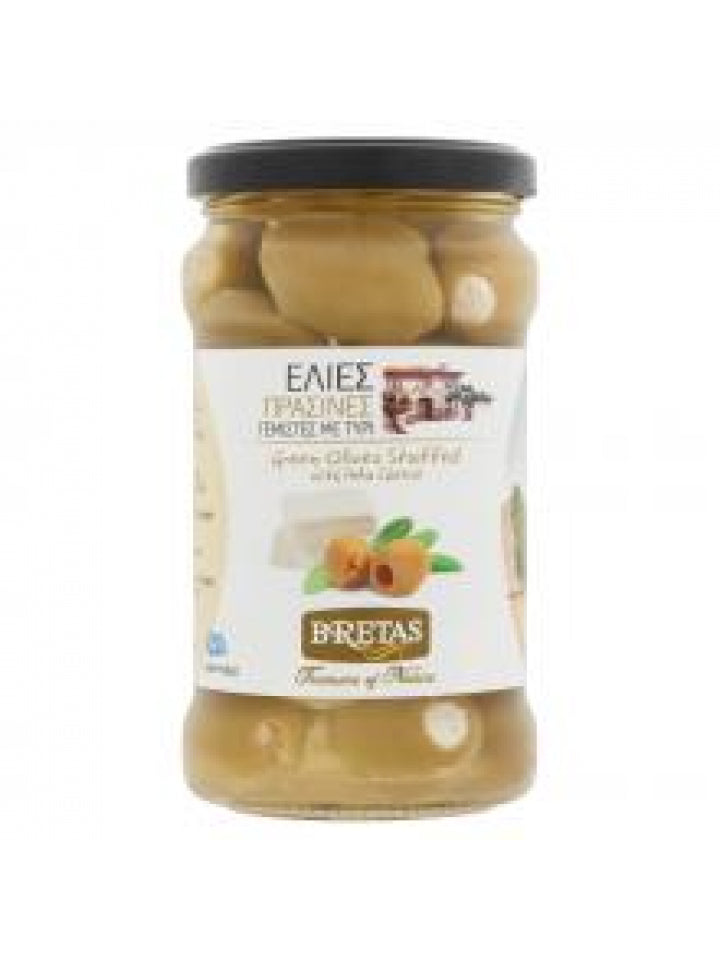 Bretas Zöld olajbogyó Fetasajttal töltve 314 ml