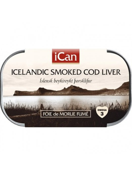 iCan Füstölt tőkehalmáj saját olajban 120 gr